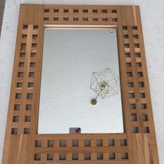 Wooden framed mirror