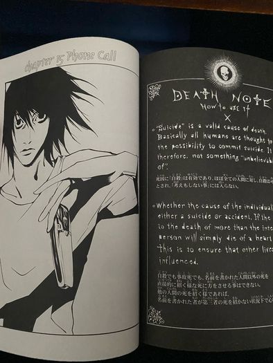 Death note black edition volume 1-4 english manga