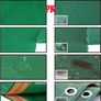 Tarpaulin Waterproof Heavy Duty 420g/m 100% Waterproof Tarps Multi-Purpose Cover for Kennels Chicken Coops Fishpond Hay Log Pile Roof Trailer Outdoor Furniture Ground Sheet 1.5 x 2M Image 3