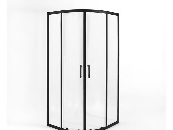 shower quadrant 900x900 black
