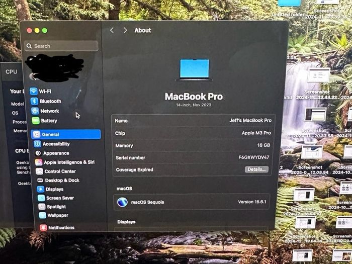 MacBook Pro m3 pro chip