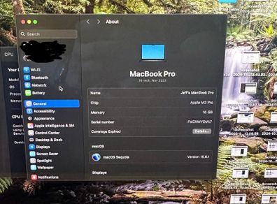 MacBook Pro m3 pro chip