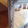 Silver ornate mirror Image 2