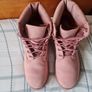 Timberland premium boots Size 7 eu 41 pink suade In excellent condition Image 4