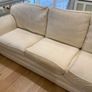 9 foot long cream sofa Image 6