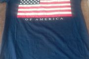 vintage American flag single Stitch t shirt size large