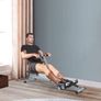 Rowing Machine W/ Monitor-Grey/Black Image 10