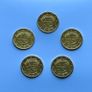 Stickman 2009 Emu 2 euro | complete German mints set | UNC 24 karat Gold plated Image 3