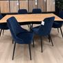 Extendable dining table set with chairs Image 2