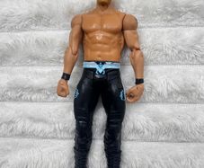 WWE Christian WrestleMania 26 Mattel Wrestling Action Figure something sounds like a rattle Inside Used Please see photos
