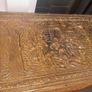 Vintage Brass hammered Storage Box matching magazine box and Brass Pitcher Image 2