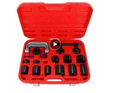Ball Joint Extractor Kit, Tool for Removing Parts and Car Repair, Carbon Steel Accessory, Adjustable, Instrument for Workshop and Garage, 21 Units per Set