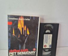 Stephen King's Pet Sematary VHS (1989)  Original Big Box Ex-Rental (Rare Cult Horror)