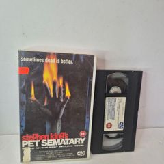 Stephen King's Pet Sematary VHS (1989)  Original Big Box Ex-Rental (Rare Cult Horror)