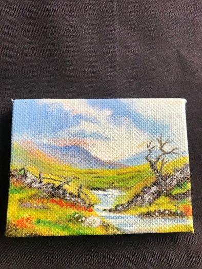 Miniature - Acrylic on Canvas - West of Ireland
