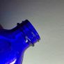 391 - Beautiful Vintage Cobalt Blue Glass Decorative Collectible Milk of Magnesia Bottle Image 3