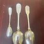 Antique Dublin Georgian Silver Fiddle Back Spoons Image 4