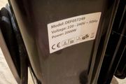 Deville 2000W 9-Fin Oil-Filled Radiator, Black