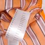 Maje Orange Pink Striped Snap Button Long Sleeve Blouse Shirt 8UK/36EU Image 5