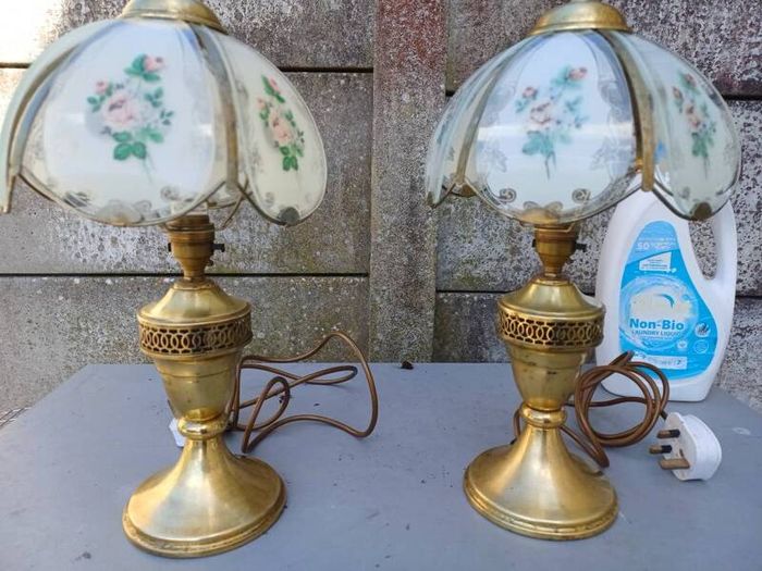 Vintage Brass Table Lamps