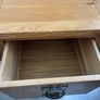 Solid Oak side table Strawbridge in like new condition Image 2