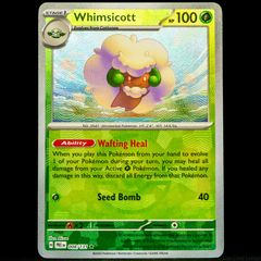 Whimsicott 008/131 Reverse Pokeball Prismatic Evolutions Pokemon Card