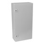 Wall mounted enclosure with door and mounting plate of sheet steel Rittal E-Box EB 1578.500 Image 2