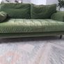sofa 2 seater green velvet. Image 3