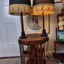 2 x Art Deco Style Fringed Lamps Image 7