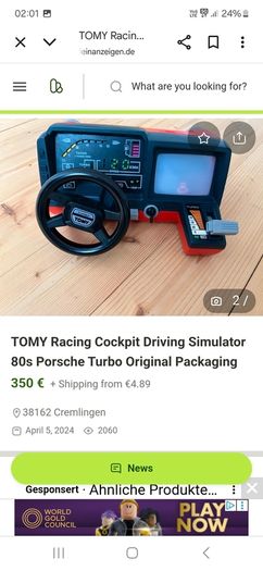Vintage Tomy Turbo Dashboard