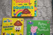 Duggee and Peppa pig books