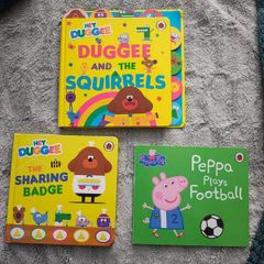 Duggee and Peppa pig books
