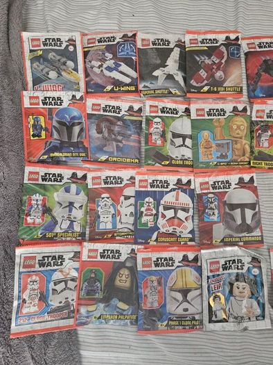 lego starwars minifigure and spaceship bundle