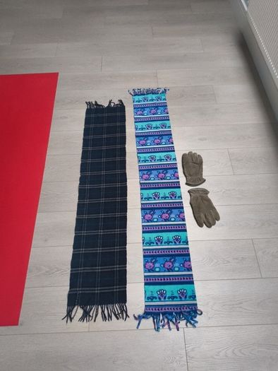 Free Scarves and pair of gloves