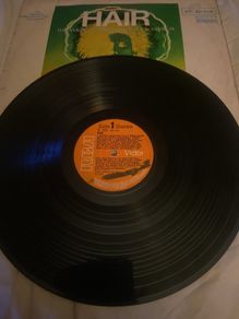 Vinyl LP of the musical "Hair"