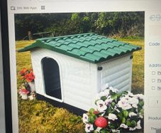 plastic dog kennel
