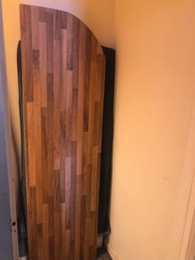 Bar Table On The Coner Wall