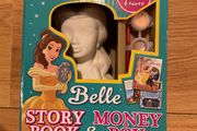 Disney Princess Belle Story Book Money Box and Paint Kit