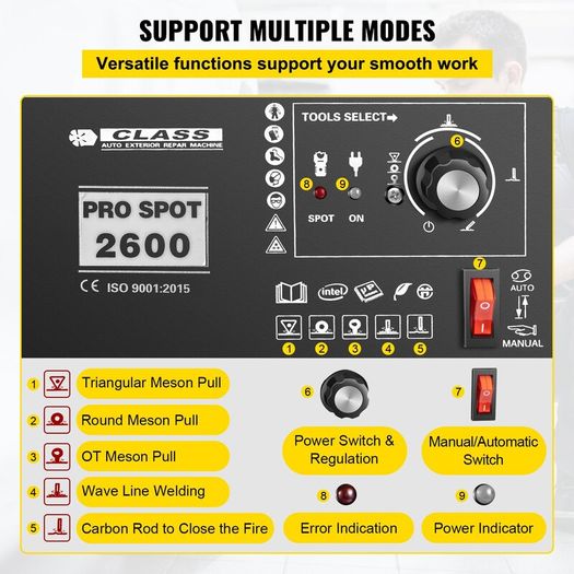 Body spotter 3500 ,220V, dent puller spot welder 25 kg