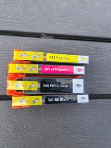 Set of Compatible Canon 580/581 Colour Ink Cartridges