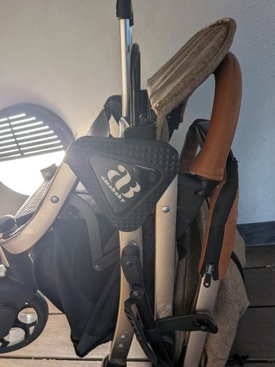 Single Buggy _ amababy brown color_superlight weight