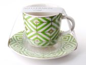 Porcelain Cup and Saucer Zoe 240 Ml