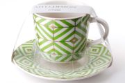 Porcelain Cup and Saucer Zoe 240 Ml