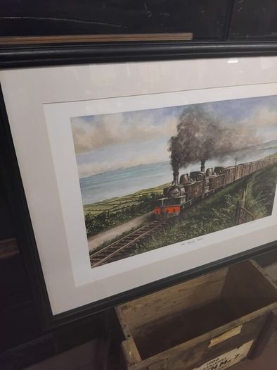 The Dingle Train framed print
