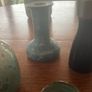 David Mason Design DMD Salt Grinder and Pepper Mill, Bud Vase, Candle stick and small pottery dish for mustard or similar Image 5