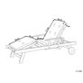 New Toscana Garden Sun Lounger Cushion Image 2