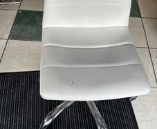 White manicure and pedicure chair