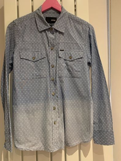 Two-tone denim shirt by Hurley (M) like new