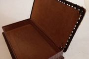 Antique Crocodile Skin Gents Travel Box