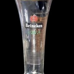 Pristine Vintage Heineken Pilsner Glass Gold Rim